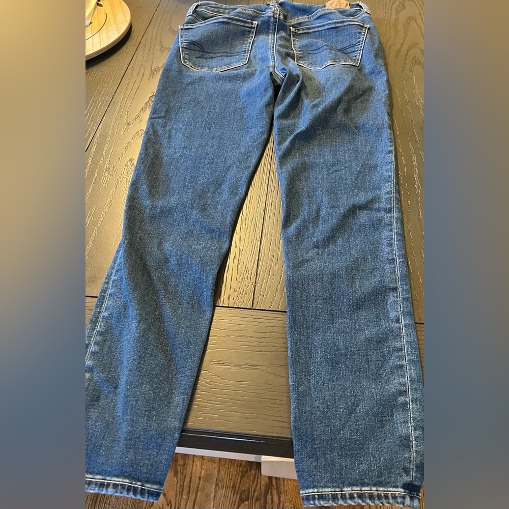 American Eagle Women’s High Rise Next Level Stretch Jeggings Size 8 Regular - Picture 6 of 11